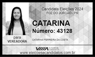 Candidato CATARINA 2024 - FOZ DO JORDÃO - Eleições