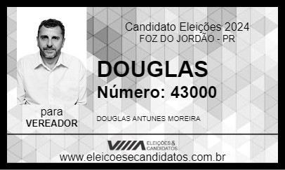 Candidato DOUGLAS 2024 - FOZ DO JORDÃO - Eleições