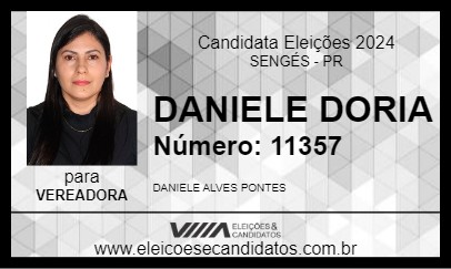 Candidato DANIELE DORIA 2024 - SENGÉS - Eleições