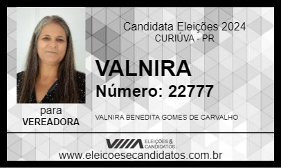 Candidato VALNIRA 2024 - CURIÚVA - Eleições