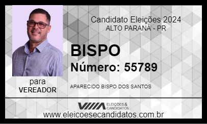 Candidato BISPO 2024 - ALTO PARANÁ - Eleições