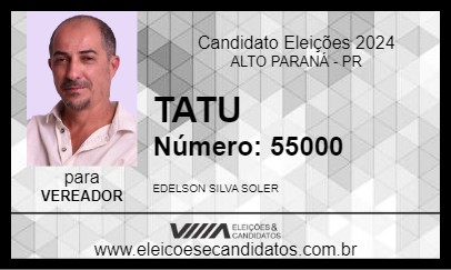 Candidato TATU 2024 - ALTO PARANÁ - Eleições