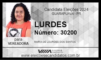 Candidato LURDES 2024 - GUARAPUAVA - Eleições