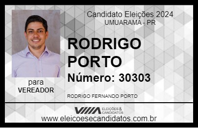 Candidato RODRIGO PORTO 2024 - UMUARAMA - Eleições