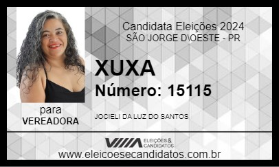 Candidato XUXA 2024 - SÃO JORGE D\OESTE - Eleições