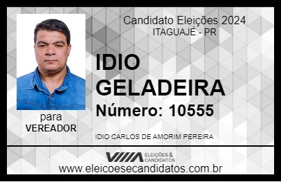 Candidato IDIO GELADEIRA 2024 - ITAGUAJÉ - Eleições