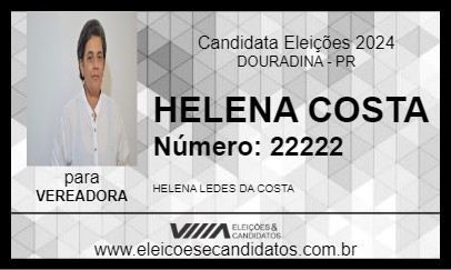 Candidato HELENA COSTA 2024 - DOURADINA - Eleições