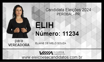 Candidato ELIH 2024 - PEROBAL - Eleições