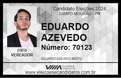 Candidato EDUARDO AZEVEDO 2024 - CAMPO MOURÃO - Eleições