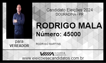 Candidato RODRIGO MALA 2024 - DOURADINA - Eleições