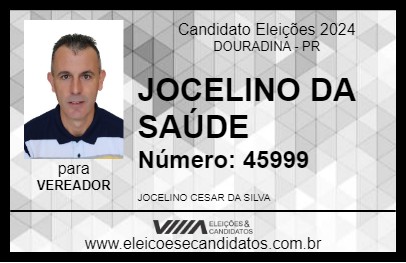 Candidato JOCELINO DA SAÚDE 2024 - DOURADINA - Eleições