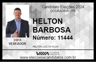 Candidato HELTON BARBOSA 2024 - DOURADINA - Eleições