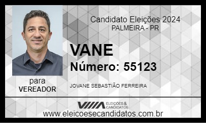 Candidato VANE 2024 - PALMEIRA - Eleições