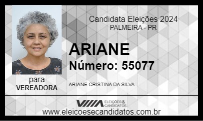 Candidato ARIANE 2024 - PALMEIRA - Eleições