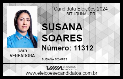 Candidato SUSANA SOARES 2024 - BITURUNA - Eleições