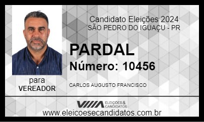 Candidato PARDAL 2024 - SÃO PEDRO DO IGUAÇU - Eleições