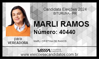 Candidato MARLI RAMOS 2024 - BITURUNA - Eleições