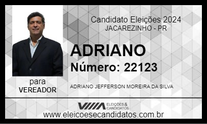 Candidato ADRIANO 2024 - JACAREZINHO - Eleições