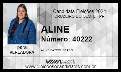 Candidato ALLINE 2024 - CRUZEIRO DO OESTE - Eleições