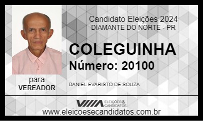 Candidato COLEGUINHA 2024 - DIAMANTE DO NORTE - Eleições