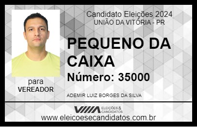 Candidato PEQUENO 2024 - UNIÃO DA VITÓRIA - Eleições