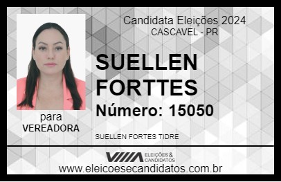 Candidato SUELLEN FORTTES 2024 - CASCAVEL - Eleições