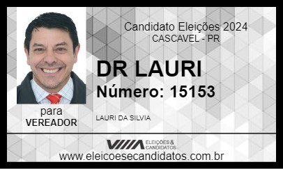 Candidato DR LAURI 2024 - CASCAVEL - Eleições