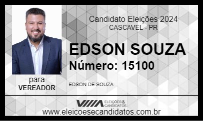 Candidato EDSON SOUZA 2024 - CASCAVEL - Eleições