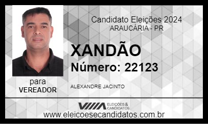 Candidato XANDÃO 2024 - ARAUCÁRIA - Eleições