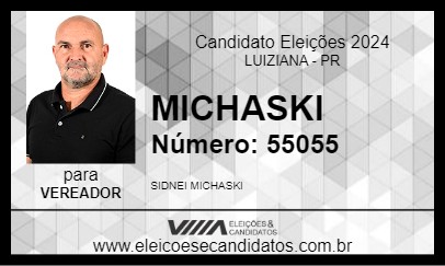 Candidato MICHASKI 2024 - LUIZIANA - Eleições