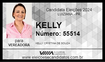 Candidato KELLY 2024 - LUIZIANA - Eleições