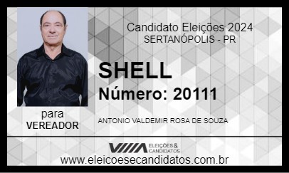 Candidato SHELL 2024 - SERTANÓPOLIS - Eleições