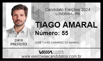 Candidato TIAGO AMARAL 2024 - LONDRINA - Eleições