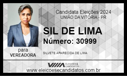 Candidato SIL DE LIMA 2024 - UNIÃO DA VITÓRIA - Eleições