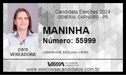 Candidato MANINHA 2024 - GENERAL CARNEIRO - Eleições