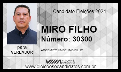 Candidato MIRO FILHO 2024 - CASCAVEL - Eleições