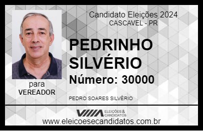 Candidato PEDRINHO SILVÉRIO 2024 - CASCAVEL - Eleições