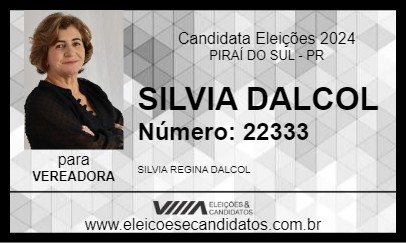 Candidato SILVIA DALCOL 2024 - PIRAÍ DO SUL - Eleições