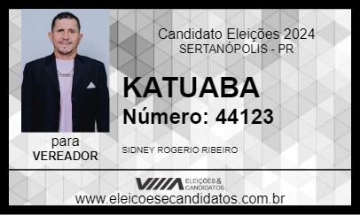 Candidato KATUABA 2024 - SERTANÓPOLIS - Eleições