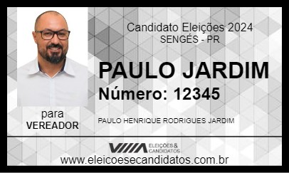 Candidato PAULO JARDIM 2024 - SENGÉS - Eleições