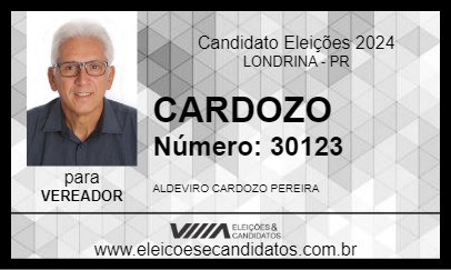 Candidato CARDOZO 2024 - LONDRINA - Eleições