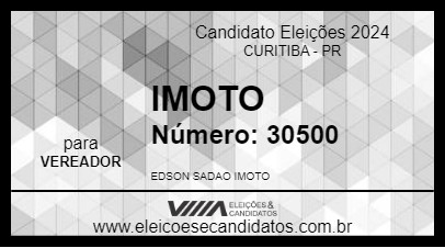 Candidato IMOTO 2024 - CURITIBA - Eleições