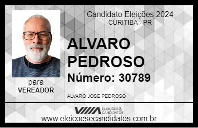 Candidato ALVARO PEDROSO 2024 - CURITIBA - Eleições