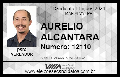 Candidato AURELIO ALCANTARA 2024 - MARIALVA - Eleições