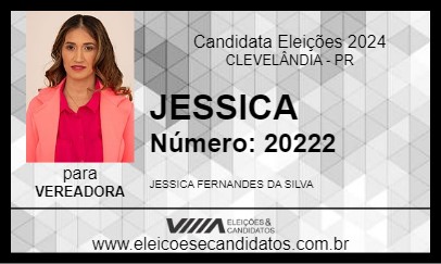 Candidato PROFESSORA JÉSSICA 2024 - CLEVELÂNDIA - Eleições