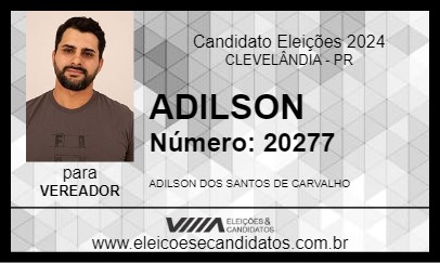 Candidato ADILSON 2024 - CLEVELÂNDIA - Eleições