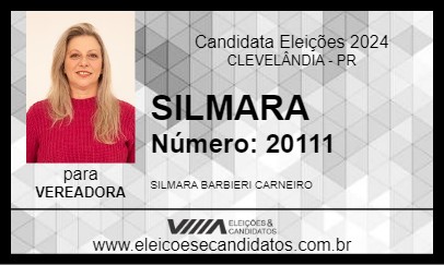 Candidato SILMARA 2024 - CLEVELÂNDIA - Eleições