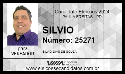 Candidato SILVIO 2024 - PAULA FREITAS - Eleições