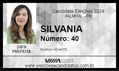 Candidato SILVANIA 2024 - PALMITAL - Eleições