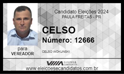 Candidato CELSO 2024 - PAULA FREITAS - Eleições